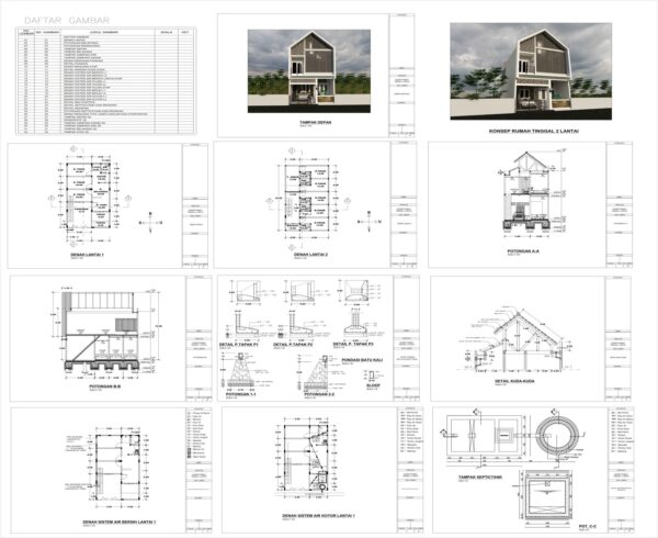 (LIMITED PROMO) Paket Premium: 85++ Desain Rumah dan Aneka Bangunan 1 Lantai + All Bonus Produk - Image 5